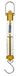 Eisco Labs Newton Force Meter Spring Scale - Max Capacity 50N, 5Kg, Dual Scale Labeled