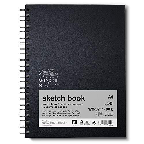 Winsor & Newton Schetsboek met spiraalbinding - A4 - 50 vel - 170g/m² - wit