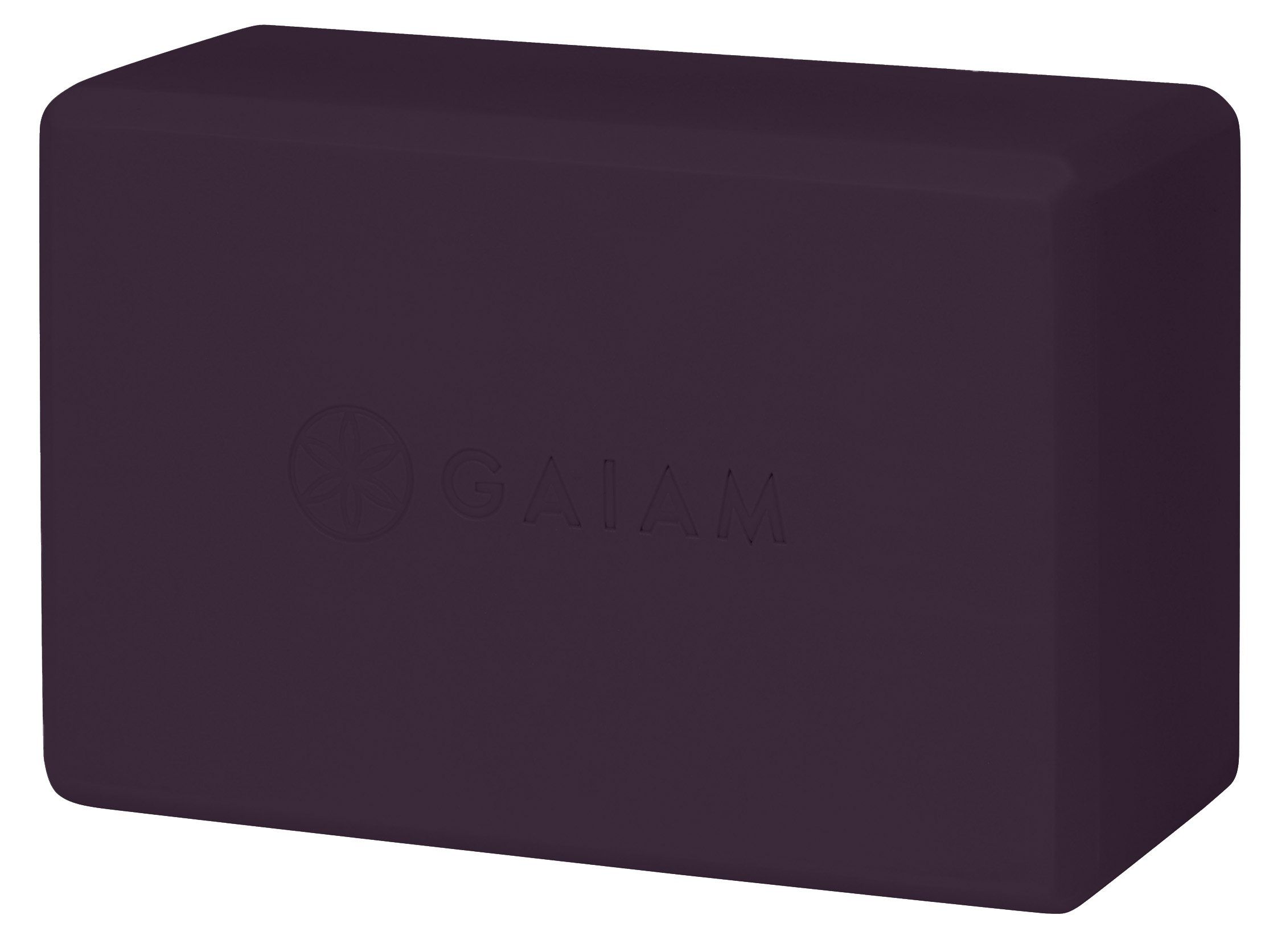 Gaiam Yoga Block - Midnight Plum