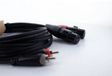 Cordial EU 1 FC XLR Verbindingskabel [2x XLR-bus 3-polig - 2x Cinch-stekker] 1 m Zwart