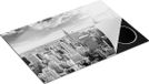 Chefcare Inductie Beschermer New York Manhattan Zwart Wit 75x50 cm