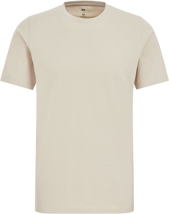 WE Fashion Heren slim fit T-shirt