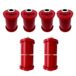 PSB Bushings - Complete polyurethaan busset voor achterste veer en bovenste beugel - Compatibel met VW Caddy 2004-2020
