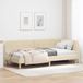 Maison Exclusive - Cadre de lit d'angle crème 100 x 200 cm tissu