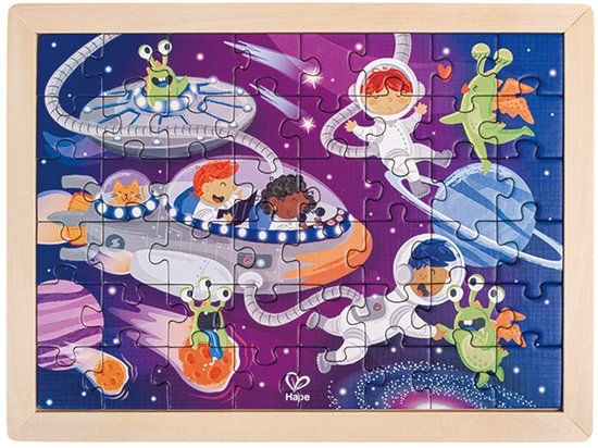 Hape Ruimte vrienden puzzel