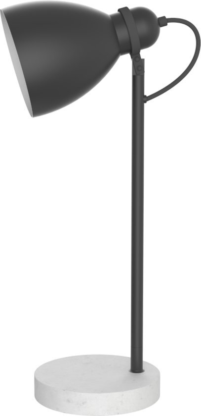 TAK Design Oscar Bureaulamp - Metaal/Beton - 14 5 x 15 3 x 50 cm - Zwart