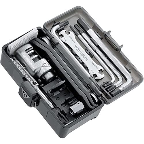 TOPEAK Uniseks Survival Gear Box voor volwassenen, 30 functies, minitool, grijs, one size