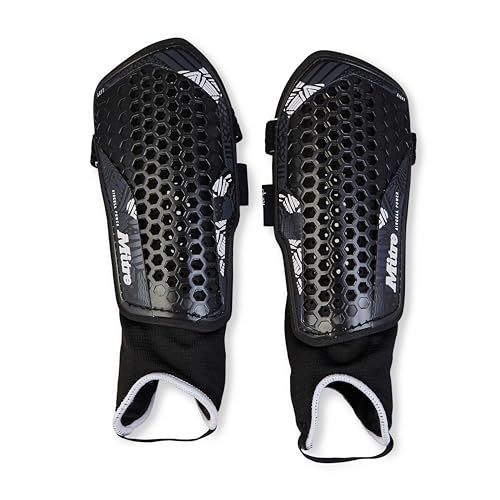 Mitre Aircell Power Shin Guards - Black/White - Large
