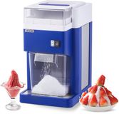 VEVOR Commerciële Ijscrusher, 1,8 Liter Inhoud, Fijn en Luchtig Ijs Met 300w Motor en Roestvrijstalen Messen, Commerciële Ijscrusher voor Dessertwinkels, Familiebijeenkomsten, Restaurants, Blauw