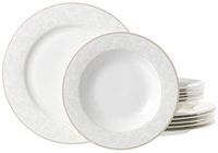 Ritzenhoff & Breker Isabella Tafelservies, 12-delig, porselein, wit met ornamenten