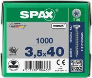 Spax T-star spaanplaatschroef vz pk 3.5x40mm T20