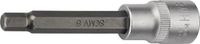 TECWERK Steeksleutelinzetstuk 1/2 inch Binnen-6-kant SW 8mm L.100mm