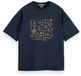Scotch & Soda T-shirt Baumwolle Schwarz Größe S