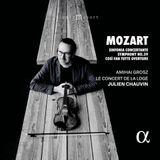 Sinfonia Alpha Julien Chauvin, Le Concert De La Loge, Amihai Grosz - Sinfonia Concertante, Symphony No. 39 & Cosi Fan Tutte Overture (CD)