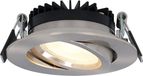 HOFTRONIC Rome Badkamer inbouwspot RVS - Kantelbaar en Dimbaar - 2700K Warm wit - IP44