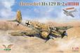 TAKOM Modelbouwpakket Vliegtuigen - 48001 Henschel Hs 129 B-2 WWII - Duits Propellervliegtuig Plastic - 1:48 - Modelbouw
