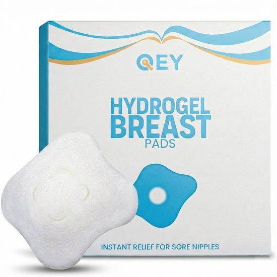 QEY® 12 Stuks Hydrogel Pads - Tepelbeschermers - Borst Kompressen