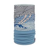 Buff Fleece halswarmer voor dames en heren, volwassenen, multifunctioneel, warm, gevoerd, comfortabel, zacht, eenheidsmaat, blauw