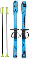 MARMAT Plastic Kinderski's 90 cm - Ski Set kinderen - Kinderski 6-9 jr Blauw