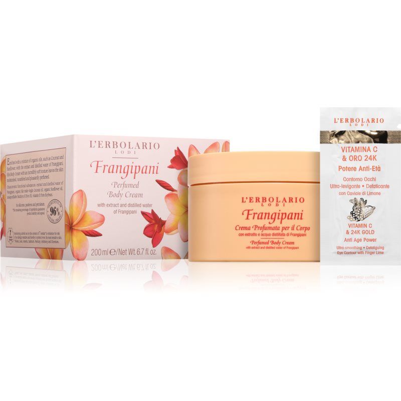 LErbolario Frangipani Perfumed Body Cream 6.7 oz