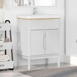 Maison Exclusive Armoire de salle de bain FLORO, blanc, 60 x 40 x 80 cm