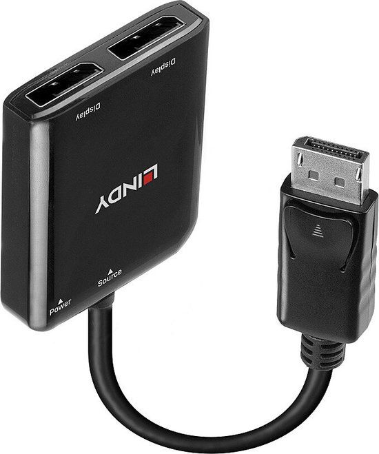 LINDY 38430 DisplayPort Adapter Zwart