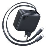 Baseus EnerCore CJ21 Oplader met 3x USB-C Poorten, 67W, Snel Opladen, Zwart