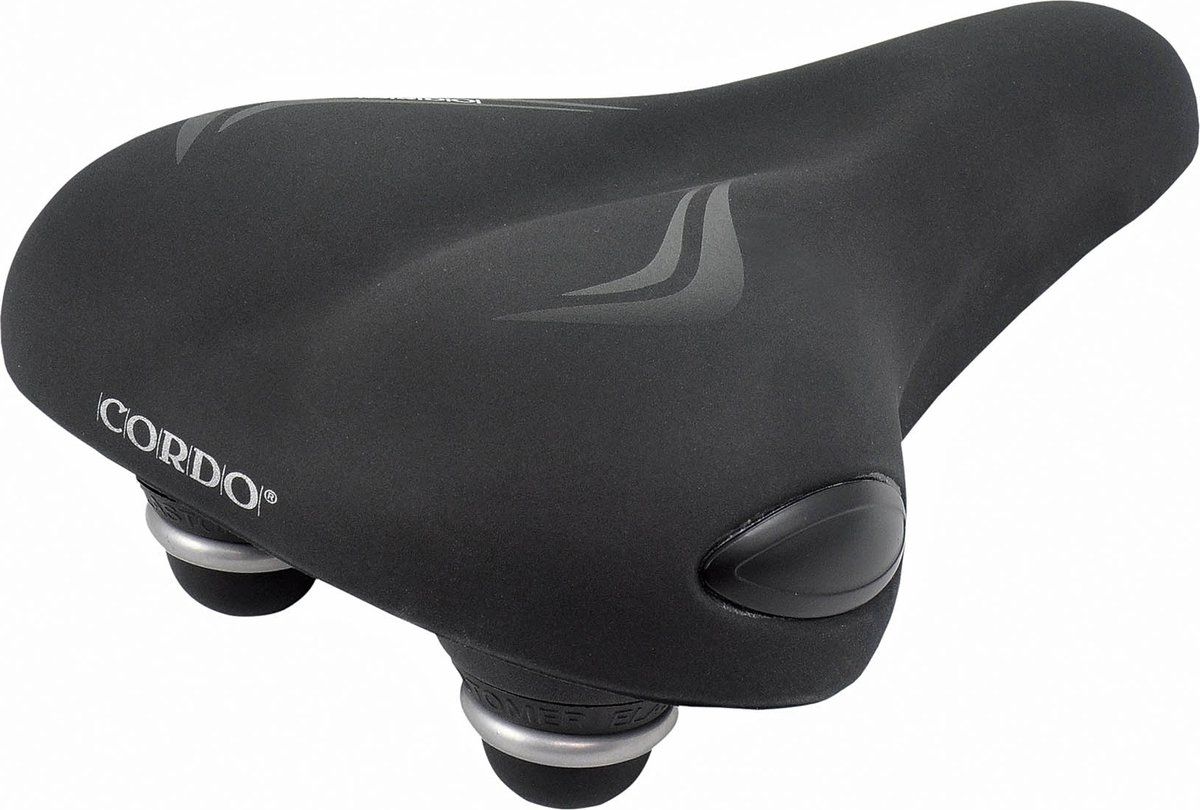 Cordo Zadel Comfort Rider Heren met Gel - Zwart - 2023