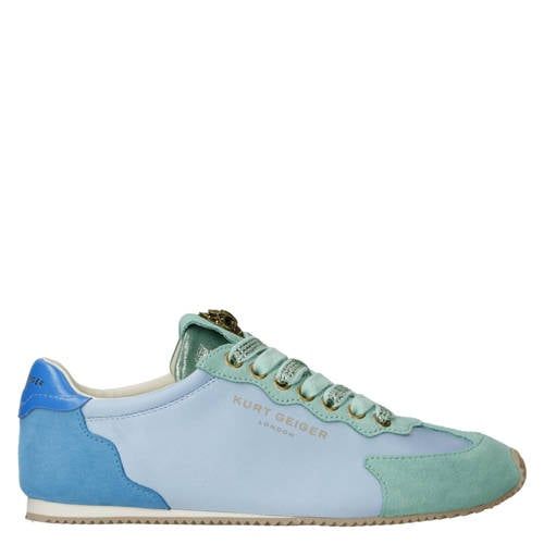 Kurt Geiger Islington suède sneakers lichtblauw