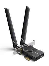 UGREEN WiFi 7 PCIe BE6500 Bluetooth 5.4 Dual Antenne WPA-3 | Tri-Band 6 GHz 5 GHz 2,4 GHz
