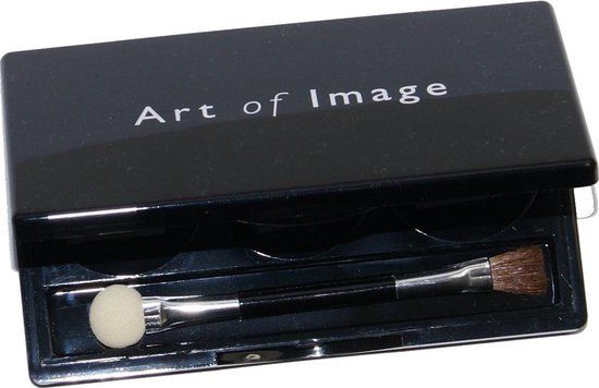 Art of Image BlackBox Trio voor 3 oogschaduwpans - Zwart