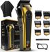 Wellshave Tondeuse Mannen Deluxe - Tondeuse Mannen Hoofdhaar - Trimmer voor Hoofd & Baard - Haartrimmer Mannen - 2838 Brushless Motor - 7000 RPM - LED Display - 6 Opzetstukken - Incl. Kapperscape