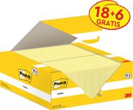 Post-it bloc-notes 653-CY 38mmx51mm jaune pack avantage