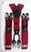 Banned Rockabilly Braces Unisex Braces - rood