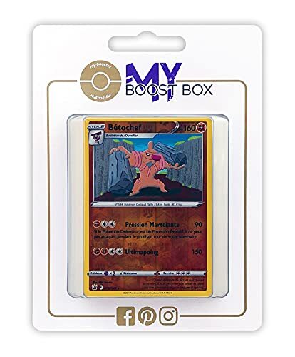 my-booster Bétochef (Conkeldurr) 75/163 Holo Reverse - Myboost X Epée et Bouclier 5 Styles de Combat - Doos met 10 Franse Pokemon kaarten