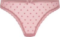 Hunkemöller Dames Lingerie String Phoebe - Roze - maat 2XL