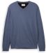Tom Tailor Gebreide trui met V-hals - Maat L - vintage indigo blue melange