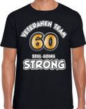 Bellatio Decorations Verkleed shirt voor heren - veteranen - zwart - verjaardag - 60 jaar M