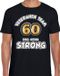 Bellatio Decorations Verkleed shirt voor heren - veteranen - zwart - verjaardag - 60 jaar M