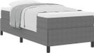 vidaXL Boxspringbed Lichtgrijs 90 x 190 cm Corduroy stof