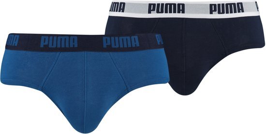 PUMA Boxershort Heren BASIC BRIEF 2P - True Blue