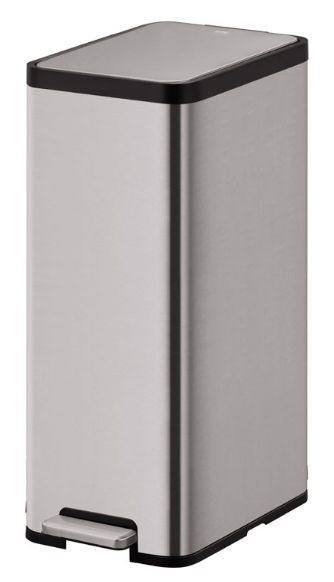 Vepa Bins Eko Ecomaid - Pedaalemmer - 45 liter - Grijs mat RVS - VB 913945