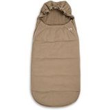 Lodger Bunker - Teddy voetenzak voor autostoel & kinderwagen - Beige