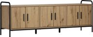 vidaXL Tv-meubel 146 x 33 x 50 cm Artisanaal eiken Bewerkt hout