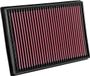 K&N Vervangingsluchtfilter compatibel met Toyota Fortuner, Hi-Lux (Revo) 2.4D/2.7/2.8D 2016- (33-3045)