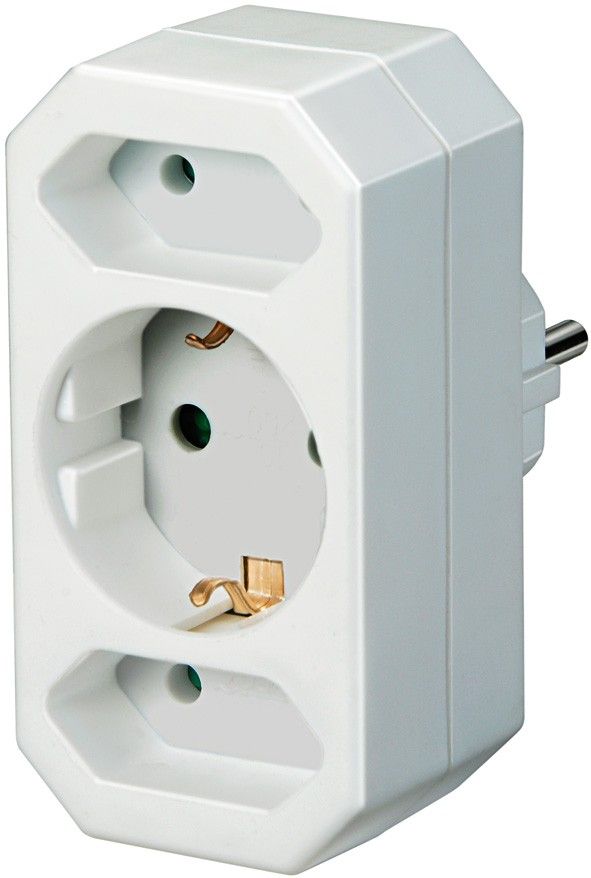 Brennenstuhl Adapter with 2 + 1 sockets
