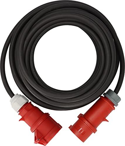 Brennenstuhl CEE-verlengsnoer met faseomvormer IP44 (10m) - Zwart