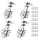 Lot de 4 charnières pour armoires de cuisine avec système de fermeture douce et ressort hydraulique