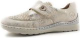 Rieker Aleria Chaussures femme Chaussures basses Confort Mocassins Métallique Loisir, Pointure:40 EU