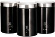 Berlinger Haus BH-6296 Set de conteneurs de cuisine - Noir/Argent - 3 pièces